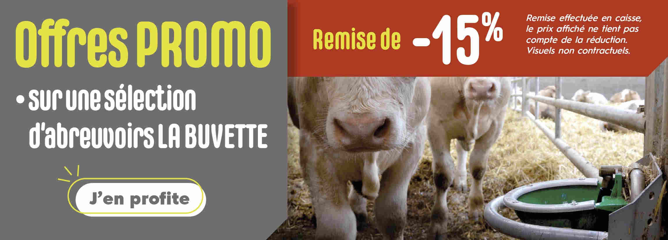 -15% sur une sélection d'abreuvoirs La Buvette