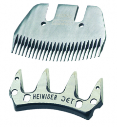 Jeu de peignes 25 et 4 dents pour bovins