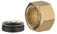Ecrou + collet - Noyon & Thiebault - F12x17 Ø10