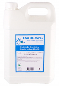 Eau de javel 2,6% - Bidon de 5 L