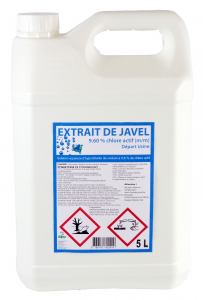 Eau de javel 9,6% - Bidon de 5 L