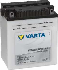 Batterie pour tondeuse - Varta - Powersports Freshpack - YB12A-A - 12 V - 12 Ah