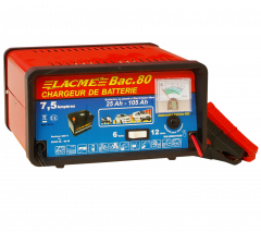 Chargeur bac 80 classique 7,5 A pour batteries 6 V et 12 V - LACME 