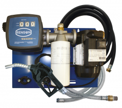 Station de transfert fuel sur plaque - Renson - 56 L-min - Kit de filtration + d'aspiration 4 m