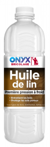 Huile de lin - Onyx - Bidon de 1 L