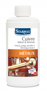 Nettoyant spécial cuivre, laiton et bronze - Starwax - Flacon de 250 ml