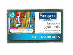 Tampon grattant - Starwax - 90 x 150 cm - Lot de 3