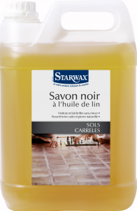 Savon noir à l'huile de lin - 5 L