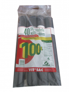 Sacs poubelle - Vit'sac - 100 L - x 40