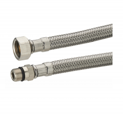 Flexible d'alimentation en inox Noyon & Thiebault - F12x17 - M10x100 - L 500 mm - 9 x 12