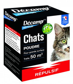 Répulsif en poudre spécial chat Décamp' - CREA