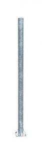 Poteau nu rallongé sur platine Cosnet - Ø 102 mm - H. 1,98 m