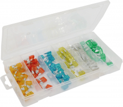 Assortiment de 120 mini fusibles enfichables - Sodelec