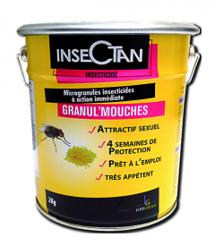 Granul mouches insectan - Granulés - Seau de 2 kg