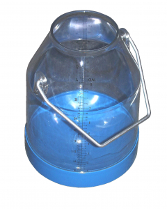 Pot de contrôle - 32 L - Bleu