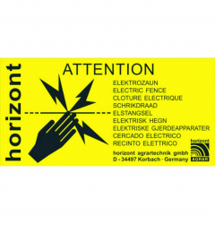 Plaque signalétique - Sachet de 4