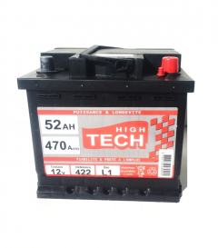 Batterie - High Tech - 12 V - 52 Ah - 470 A
