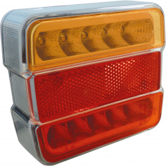 Feu arrière LED 4 fonctions - Rouge et orange