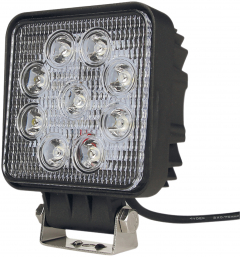 Phare de travail carré LED - Sodiflash - 27 W