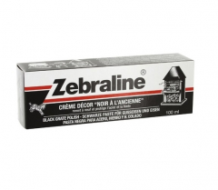 Crème Décor Noir à l'ancienne Zebraline - Tube de 100 ml