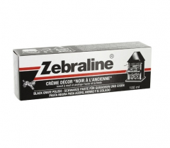 Crème Décor Noir à l'ancienne Zebraline - Tube de 100 ml