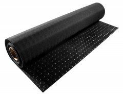 Tapis caoutchouc pastille - Noir - Vendu au ML