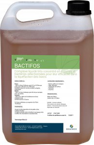 Produit de traitement biologique des lisiers - Bactifos - Bidon de 5 L