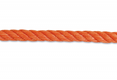 Corde polypropylène torsadée - 3 050 Kg - Ø 14 mm - Orange - Vente au mètre linéaire