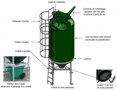 Silo axial 2,5 m³ - EMP