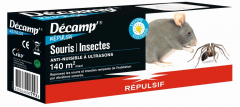 Répulsif ultrasons souris 140 ‎‎m2 Décamp' Répulsif - CREA