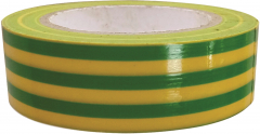 Ruban adhésif isolant - 10 m x 19 mm - Vert et jaune