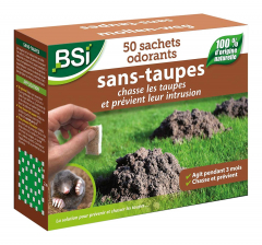 Répulsif Sans-Taupes - BSI - 50 sachets - 100 m²