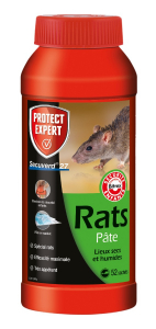 Pâte rats - Lieux secs et humides - 520g - Protect Expert