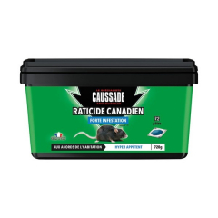 Raticide canadien en pâtes Pat'Appât - Caussade - 72 sachets de 10 g