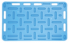 Plaque de triage à porc - 126 x 76 cm -Bleu