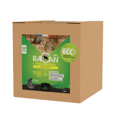 Raticide Racan Avoine bm - Carton de 5 kg - 50 PPM