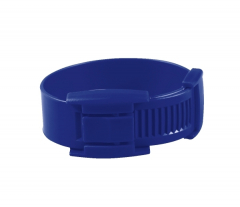Bracelets plastique bleu - Marquage bétail - Longueur 340 mm