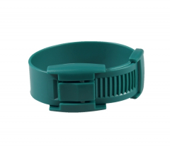 Bracelets plastique vert - Marquage bétail - Longueur 340 mm