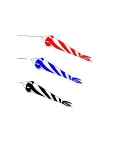 Lot de 3 turbines volant effaroucheur -Agripotech - Blanc et rouge / bleu / noir