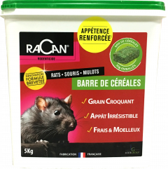 Racan barre de céréales - Appétence renforcée - 5 kgs