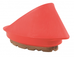 Chausson othopédique rouge - Moover - Taille L - Boîte de 10 (5 gauche, 5 droit)