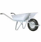Brouette Expert tout galva 100 L -Roue gonflée - Haemmerlin