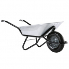 Brouette Clipso excellium galva 100 L -Roue gonflée - Haemmerlin
