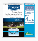 Entretien hebdomadaire pour fosses septiques - Starwax - Boite de 18 sachets de25 gr