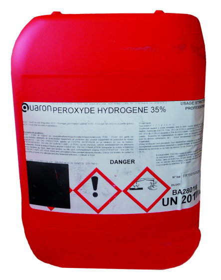 Peroxyde d'Hydrogène 35% - Bidon de 20 L