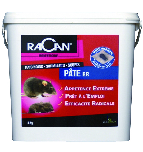 Raticide spécial Rats format pâte huilée - Graines Schletzer