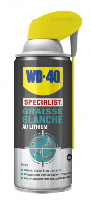 Graisse / Lubrifiant WD-40 Specialist Graisse Blanche au Lithium