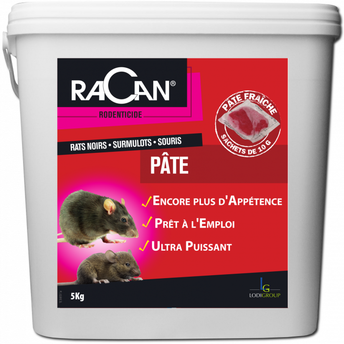 Anti souris Racumin pâte 5 kg