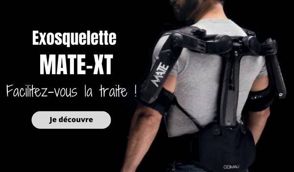 Exosquelette MATE-MT, pour faciliter la traite